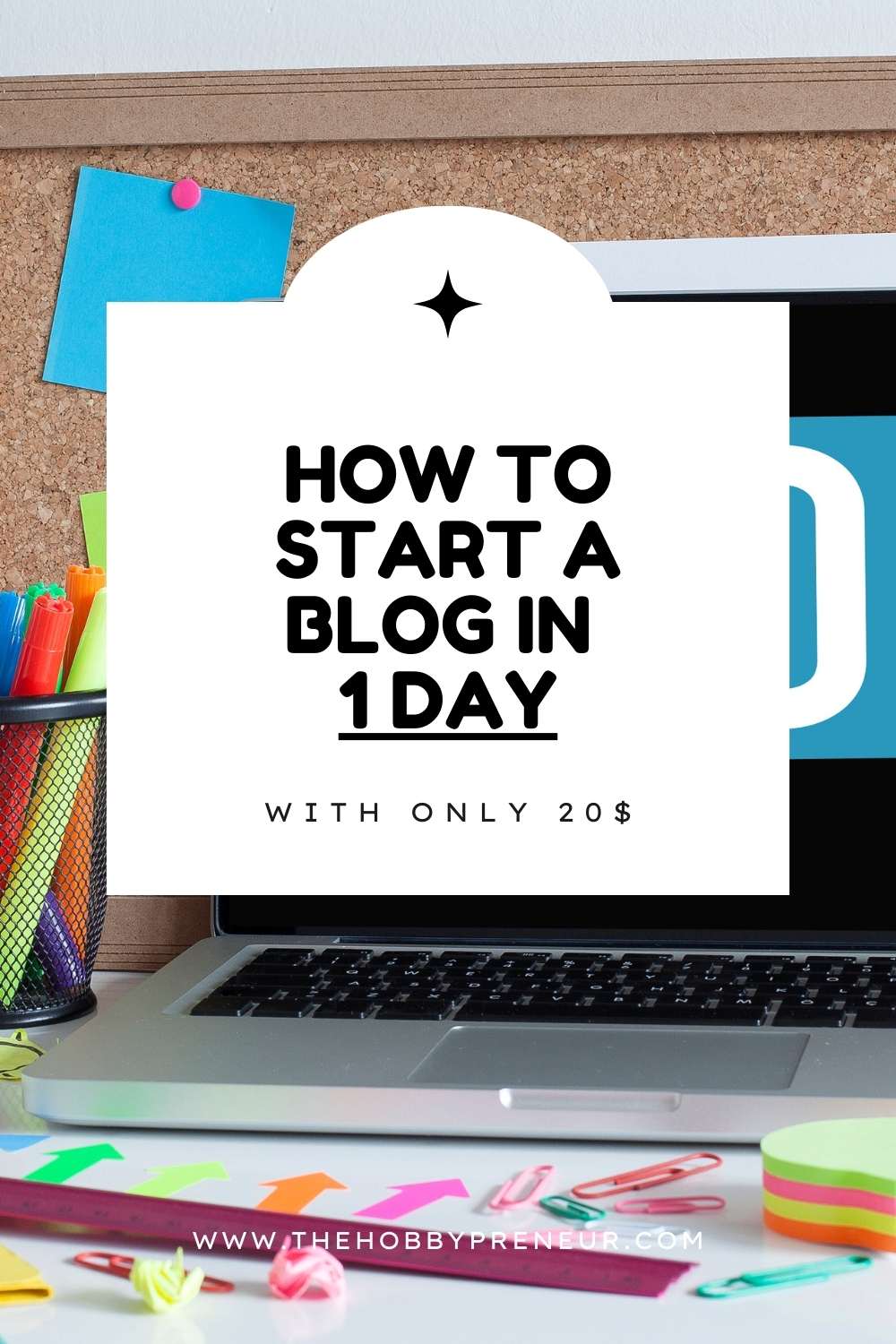 how to start a blog in 1 day.