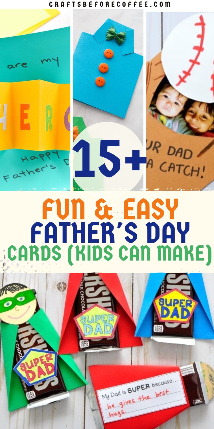 15 father's day cards collage.